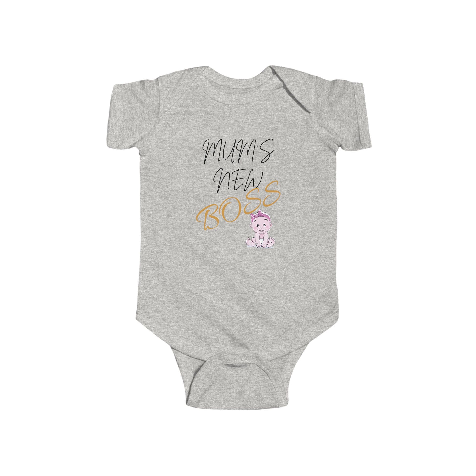 Baby Boss Bodysuit, Cute Infants Onesie, Newborn Gift, Baby Shower Outfit, Trendy Infant Clothing, Funny Baby Apparel