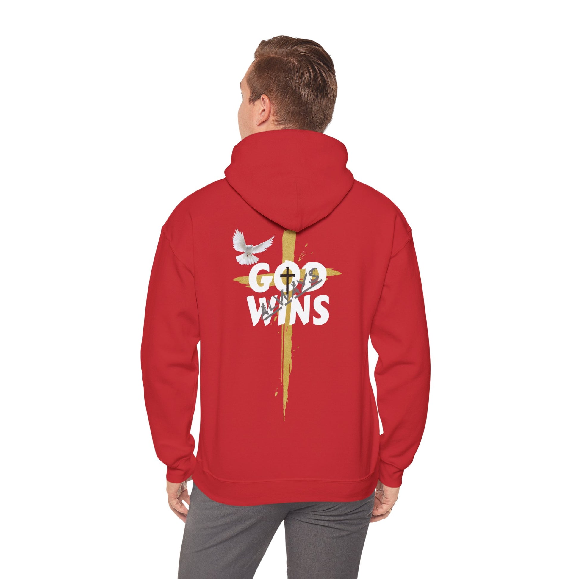 Faith-Inspired Unisex Hoodie, Comfortable Religious Sweatshirt, Inspirational Apparel, Perfect Gift for Believers, God Wins Hoodie, [...]