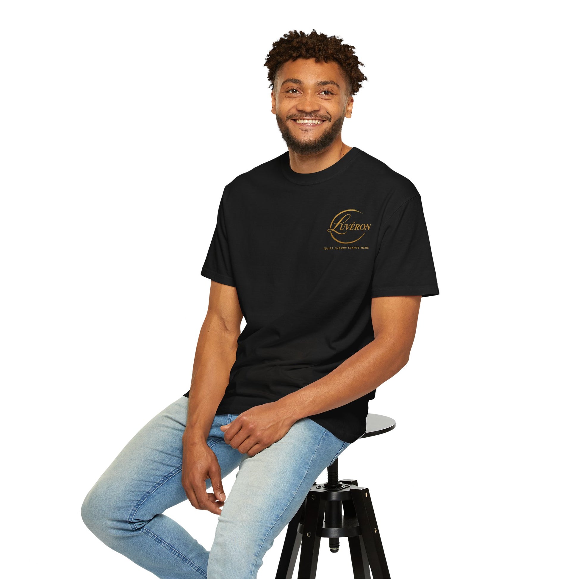 Unisex Garment-Dyed T-Shirt with Inspirational Text, Parisian Vibes, Casual Everyday Wear, Great Gift for Friends, Creative Style Statement